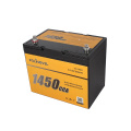 Poliovel 12V 50AH 1450cca Car Batterie de démarrage audio audio audio